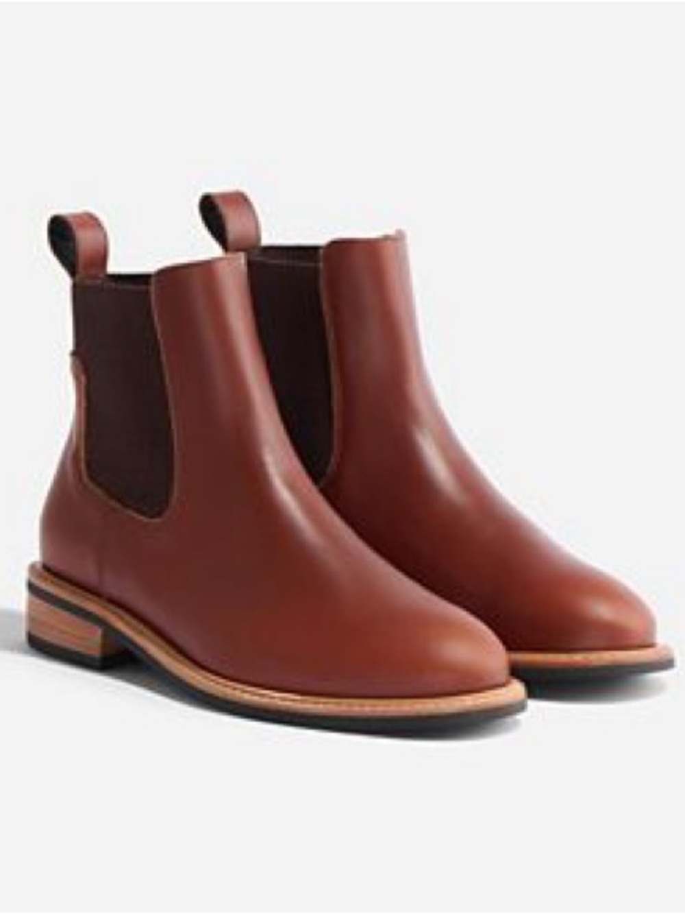 NISOLO Carmen Chelsea Boots in Brandy